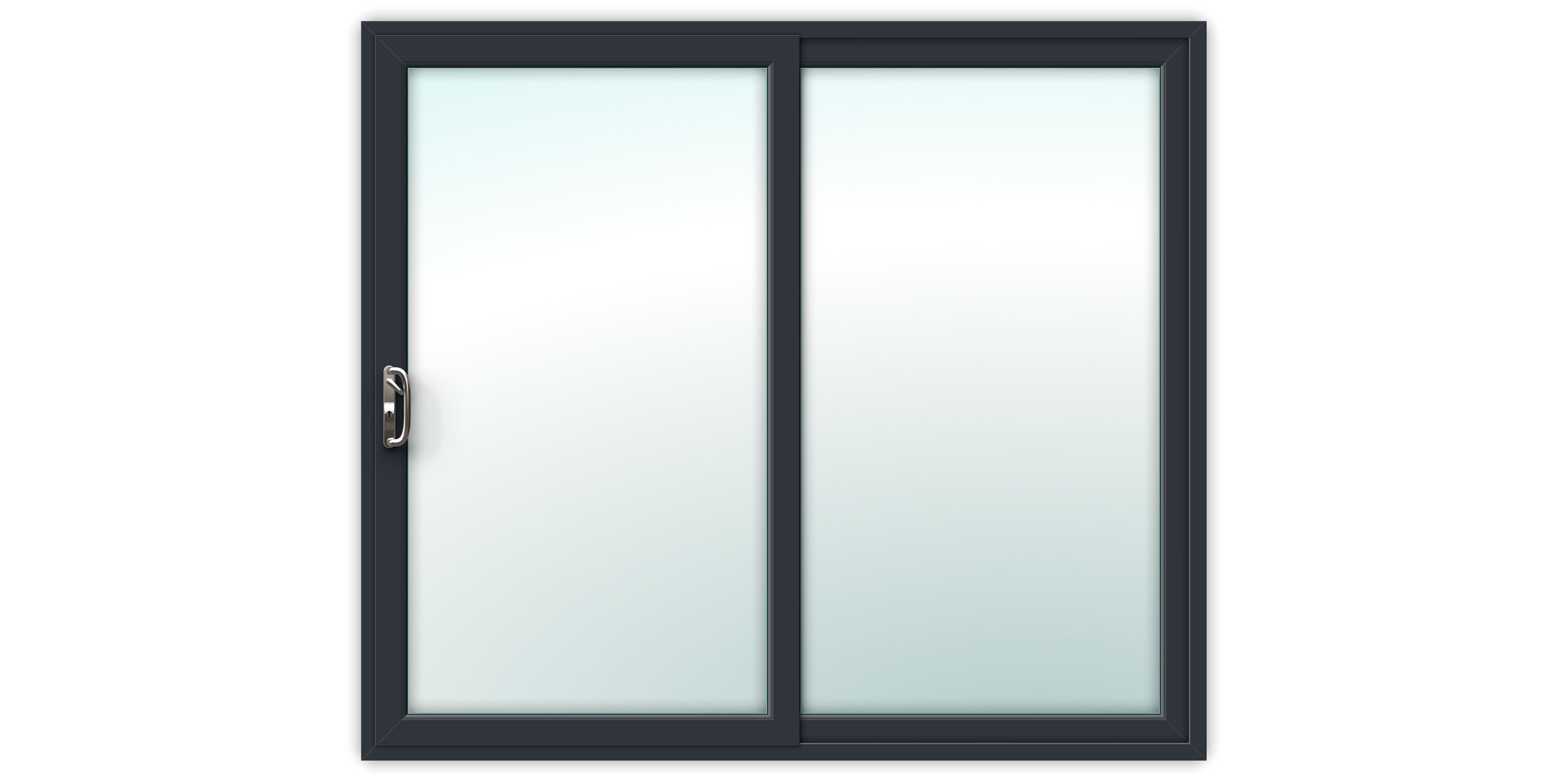 8ft Anthracite Grey uPVC Sliding Patio Doors Flying Doors